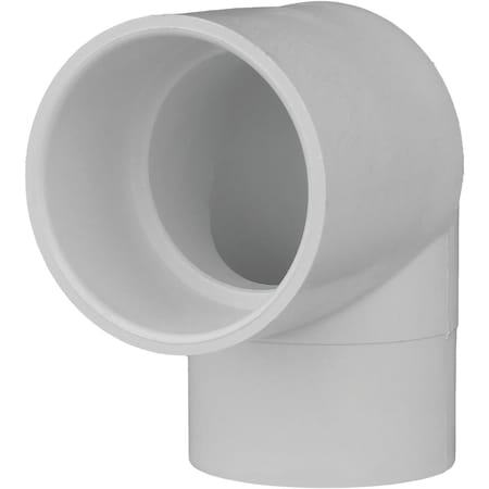 Charlotte Pipe And Foundry 2 In. Slip x Spigot Schedule 40 90 Deg. Street PVC Elbow 1/4 Bend PVC 02304  1400HA